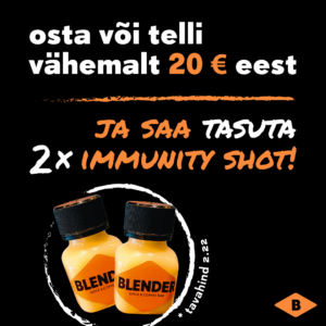 tasuta immunity shot 20 € ostuga